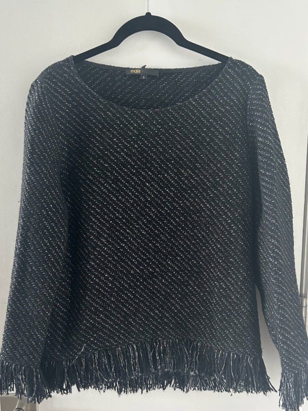 Maje Black Sweater